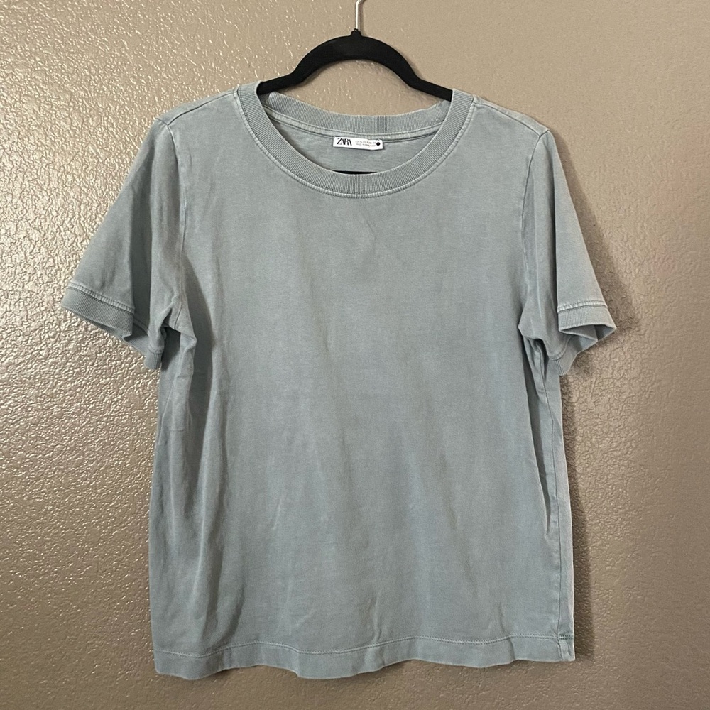 Zara Mid-length short sleeve T-shirt